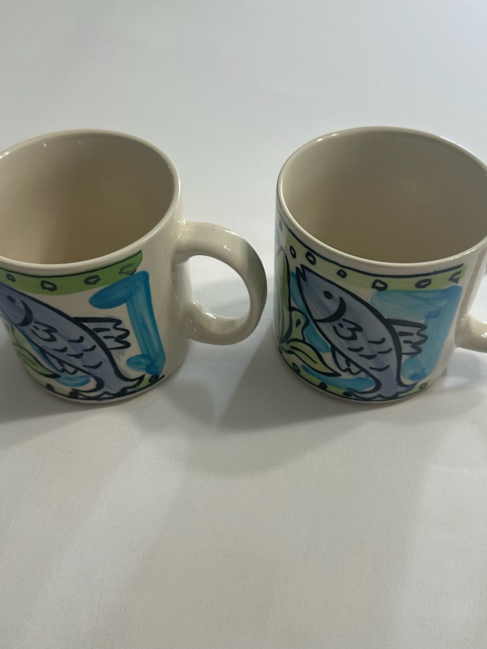 Sango Key West Cream and Black Hand-Painted China Mark